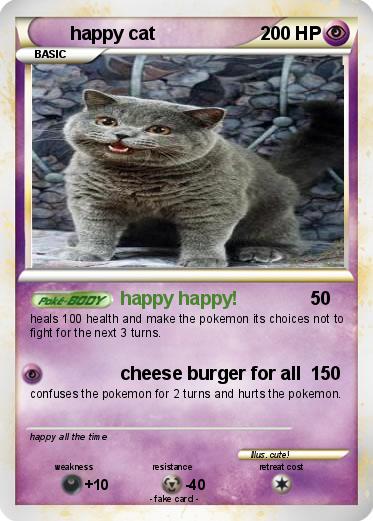 Pokemon happy cat