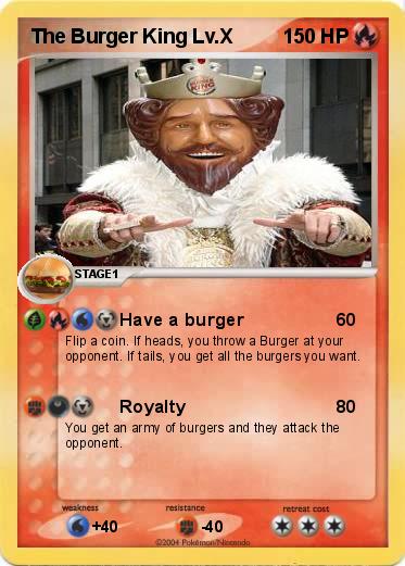 Pokemon The Burger King Lv.X
