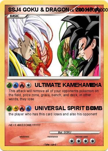Pokemon SSJ4 GOKU & DRAGON