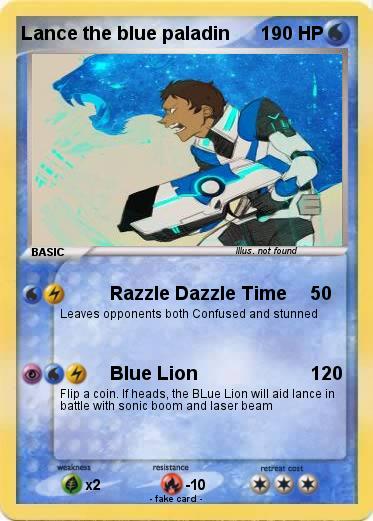 Pokemon Lance the blue paladin