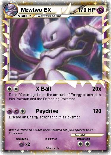 Pokemon Mewtwo EX