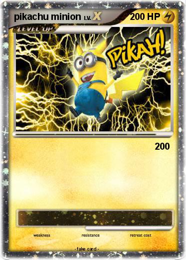 Pokemon pikachu minion