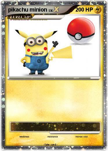 Pokemon pikachu minion