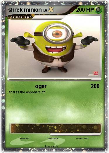Pokemon shrek minion