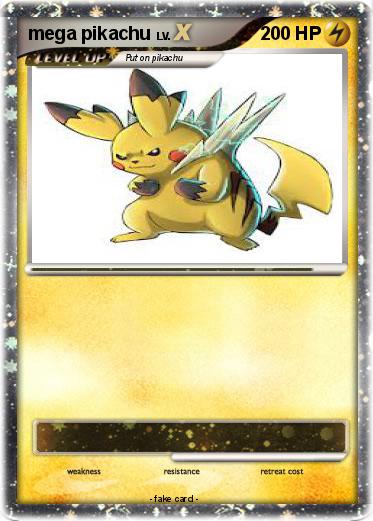 Pokemon mega pikachu