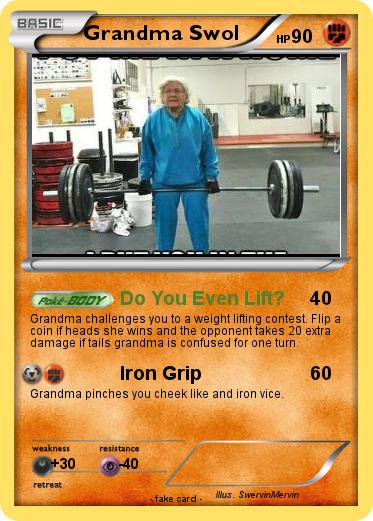 Pokemon Grandma Swol