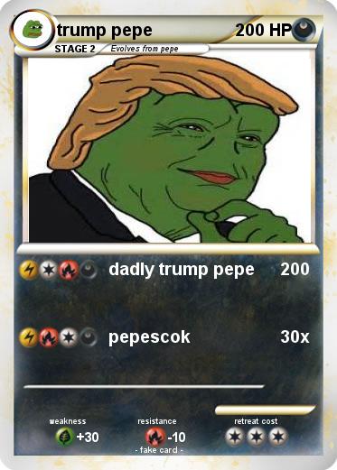 Pokemon trump pepe