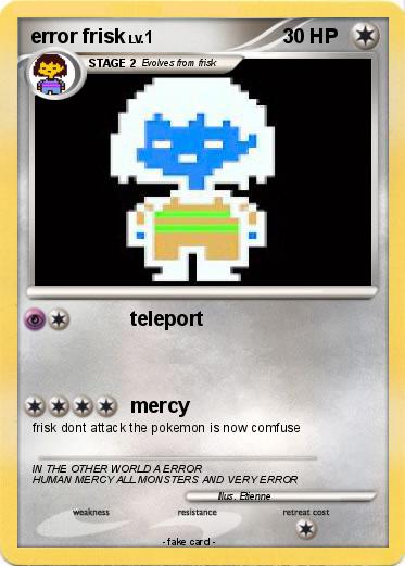 Pokemon error frisk