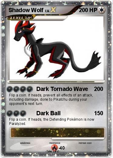 Pokemon Shadow Wolf