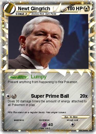 Pokemon Newt Gingrich