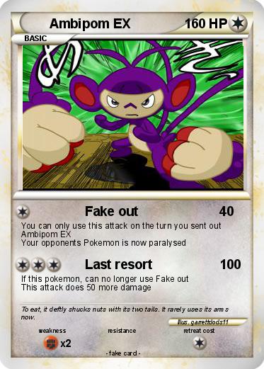 Pokemon Ambipom EX
