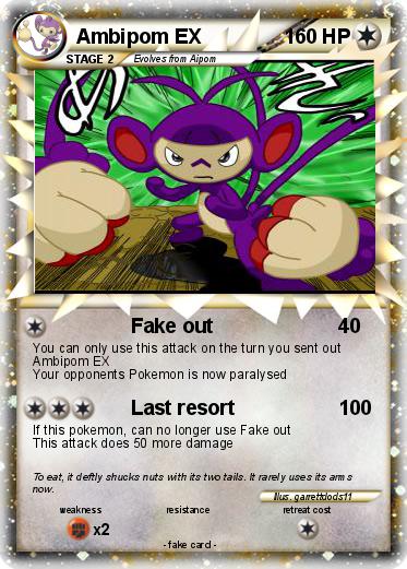 Pokemon Ambipom EX