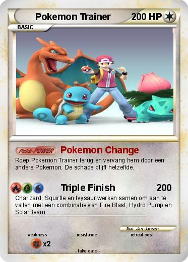 Pokemon Pokemon Trainer