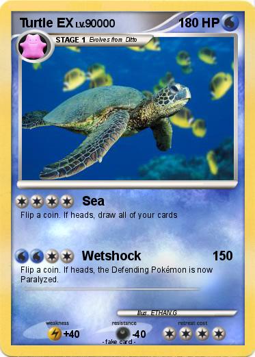 Pokemon Turtle EX