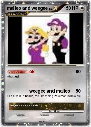 Pokemon malleo and weegee