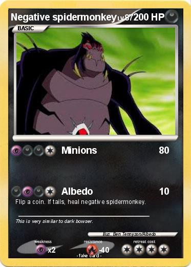 Pokemon Negative spidermonkey