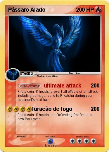 Pokemon Pássaro Alado