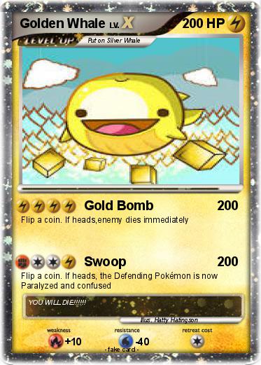 Pokemon Golden Whale