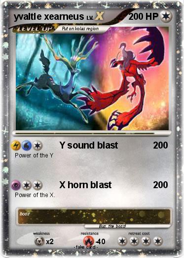 Pokemon yvaltle xearneus