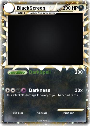 Pokemon BlackScreen