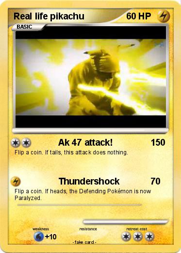 Pokemon Real life pikachu