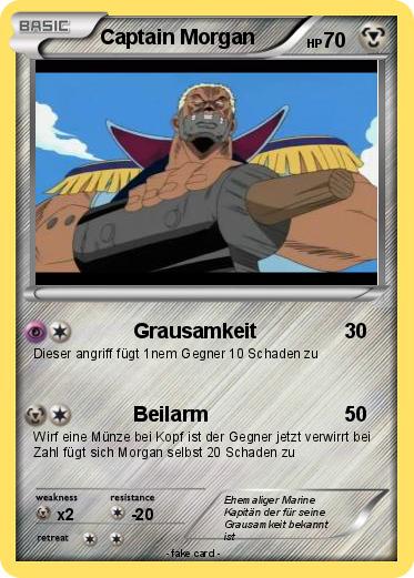 Pokemon Captain Morgan