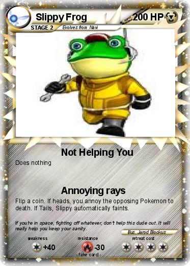 Pokemon Slippy Frog