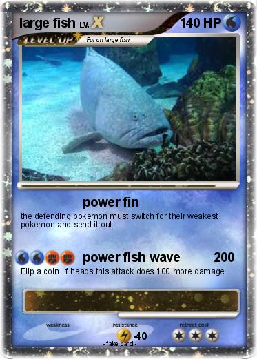 Pokemon large fish