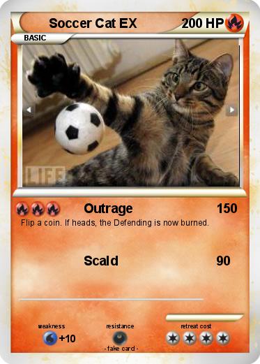 Pokemon Soccer Cat EX
