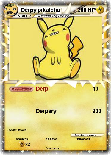 Pokemon Derpy pikatchu