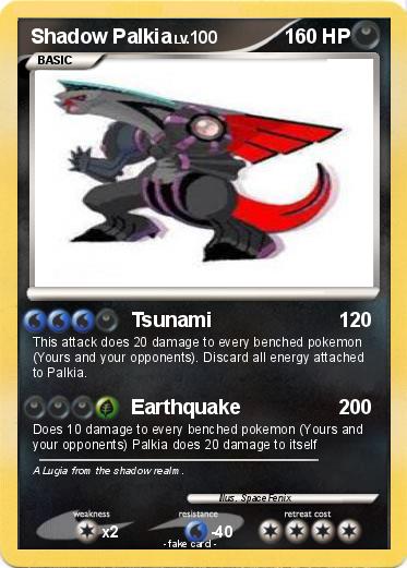 Pokemon Shadow Palkia