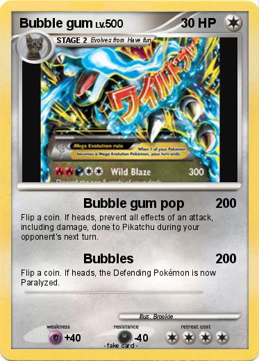Pokemon Bubble gum