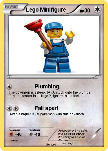 Pokemon Lego Minifigure