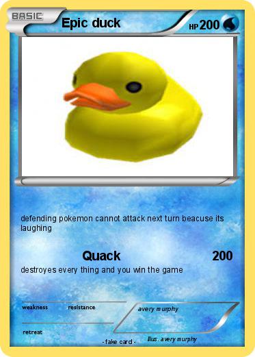 Pokemon Epic duck