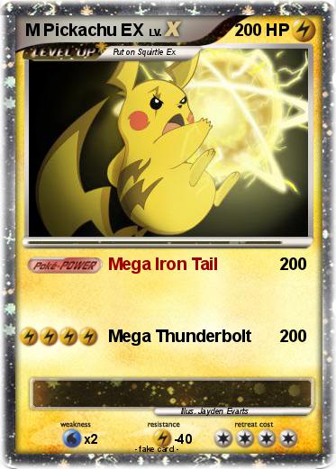 Pokemon M Pickachu EX