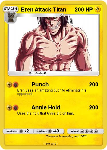 Pokemon Eren Attack Titan