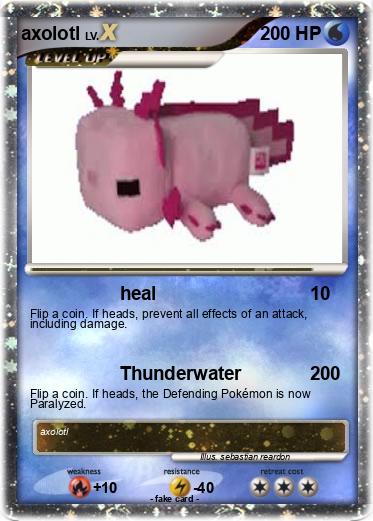 Pokemon axolotl