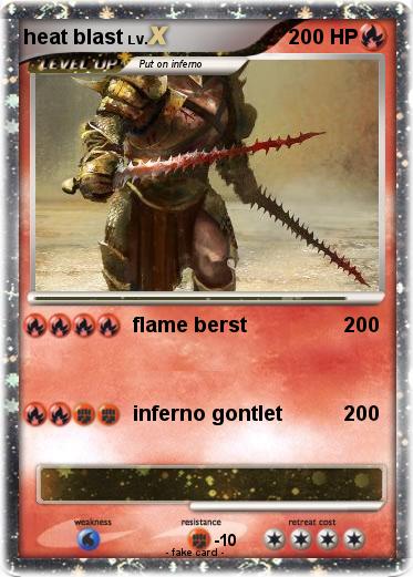 Pokemon heat blast