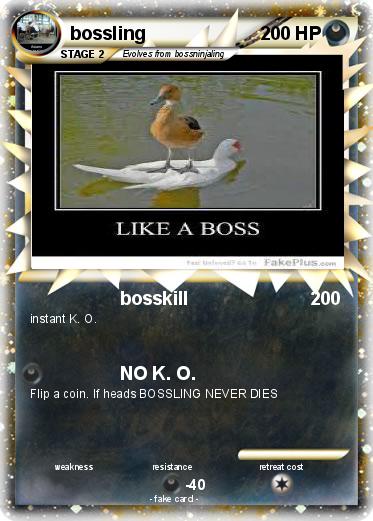 Pokemon bossling