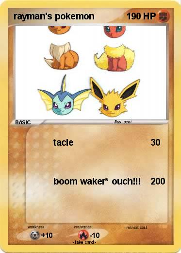 Pokemon rayman's pokemon