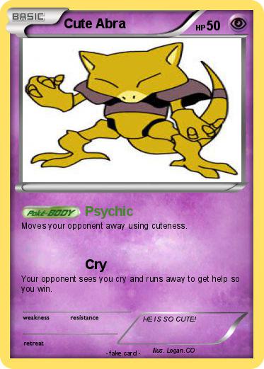 Pokemon Cute Abra