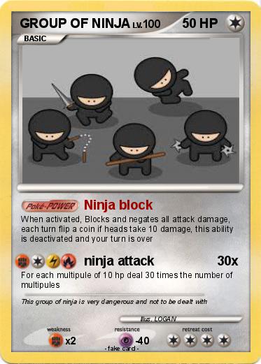Pokemon GROUP OF NINJA