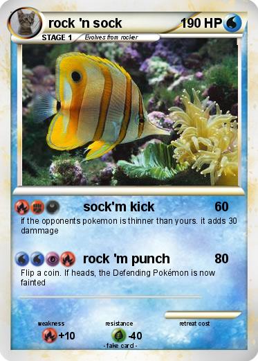 Pokemon rock 'n sock