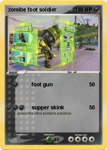 Pokemon zomibe foot soldier