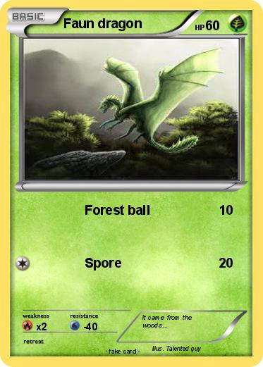 Pokemon Faun dragon