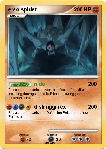 Pokemon e.v.o.spider