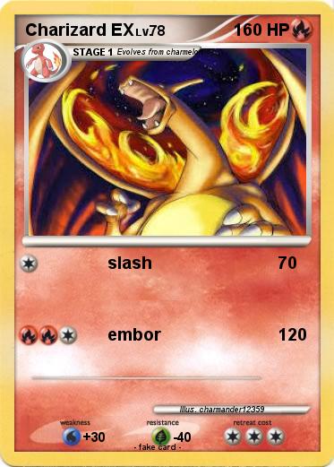 Pokemon Charizard EX