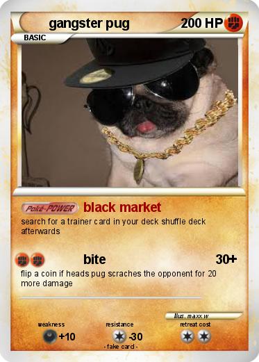 Pokemon gangster pug