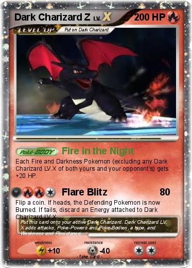 Pokemon Dark Charizard Z