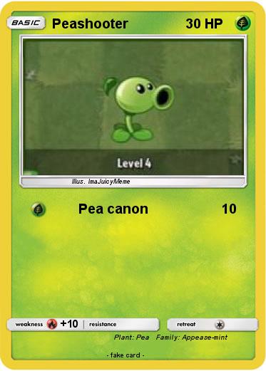 Pokemon Peashooter